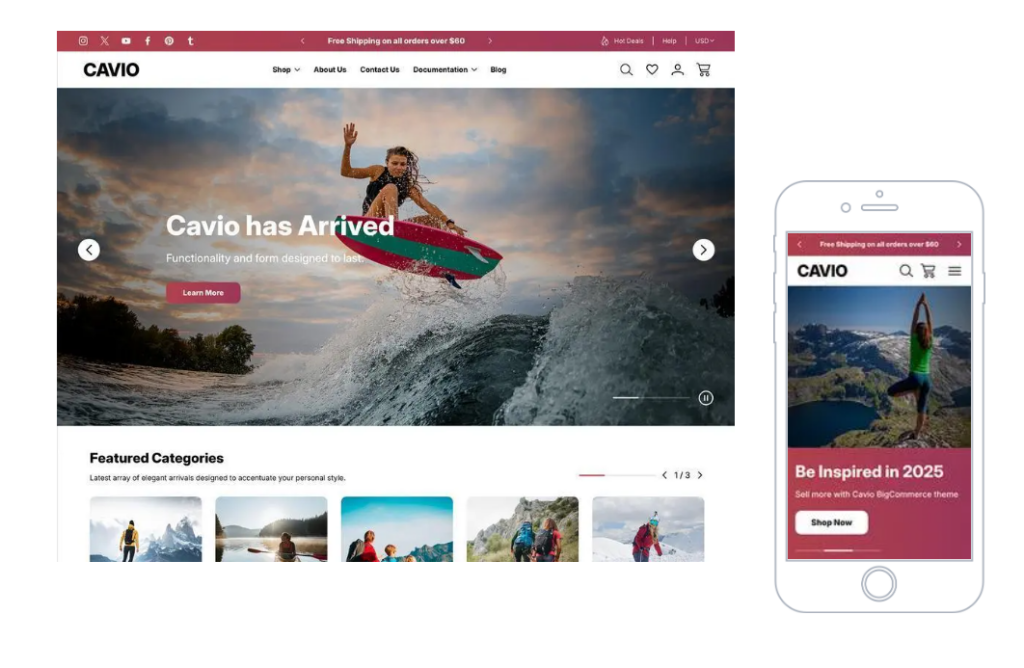 cavio bigcommerce theme