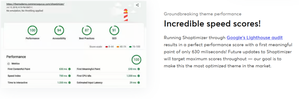 shoptimizer speed test