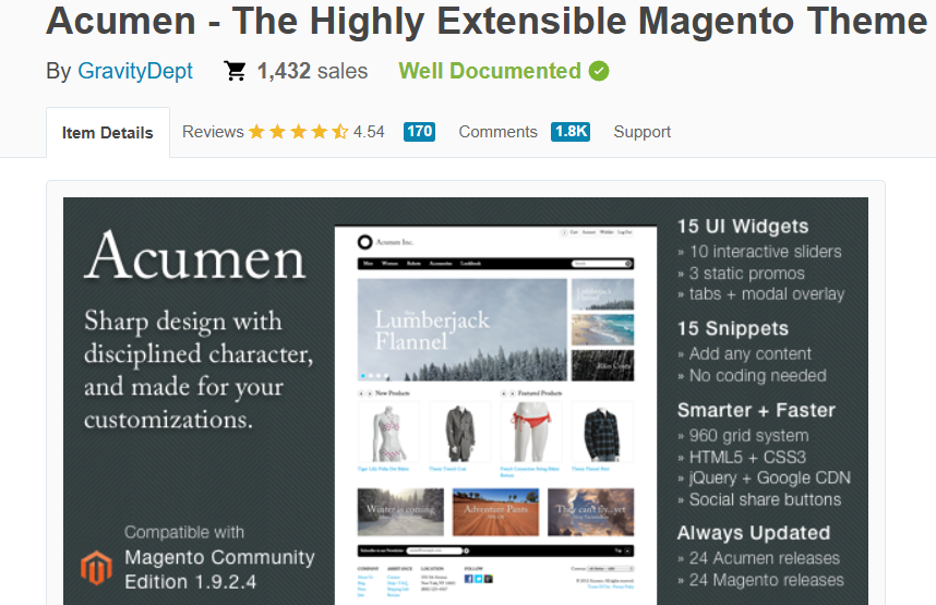 acumen magento