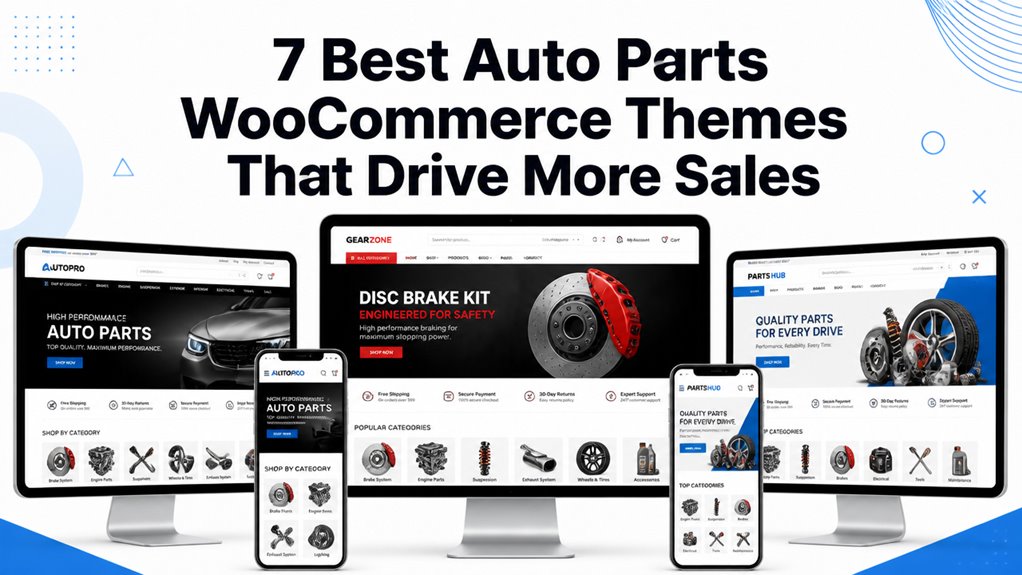 auto parts woocommerce sales