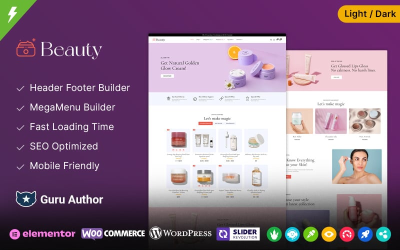 Beauty - Skincare Cosmetics and Spa and Ayurvedic Store WooCommerce Theme