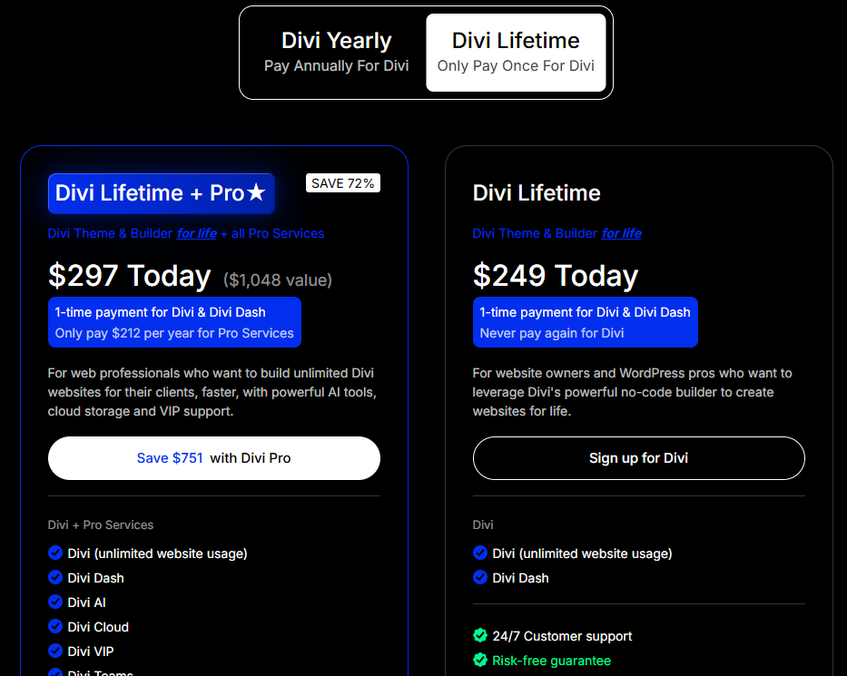 divi lifetime discount