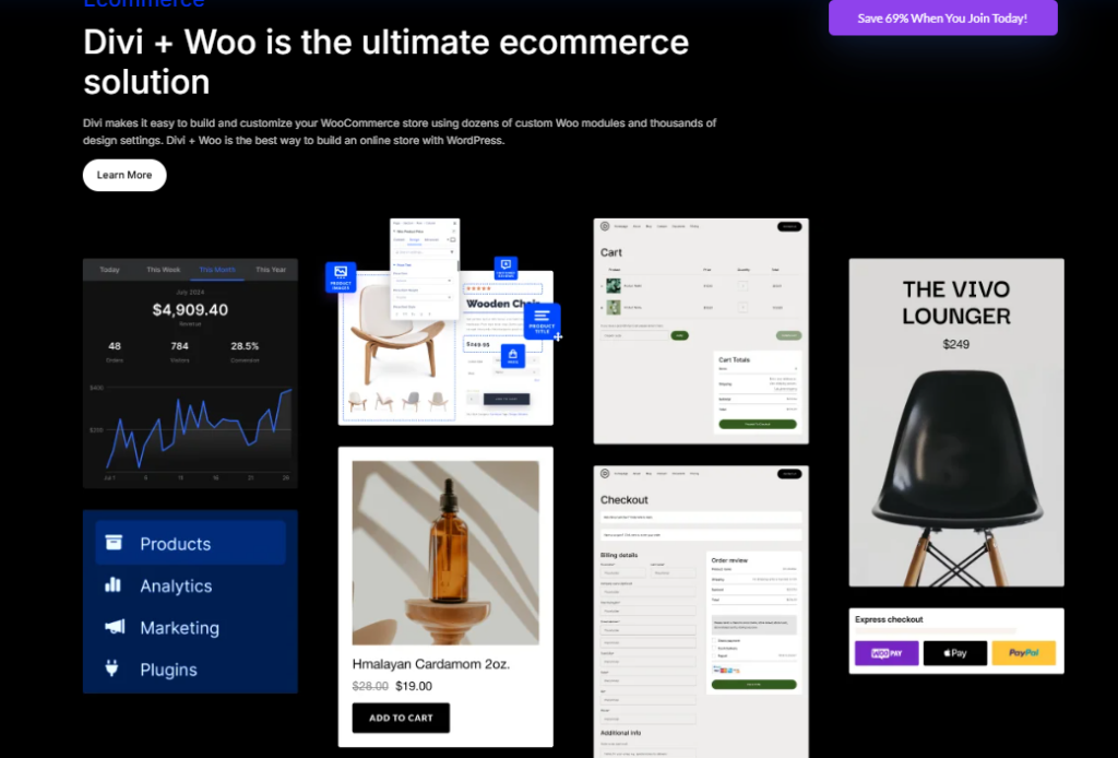 divi woocommerce