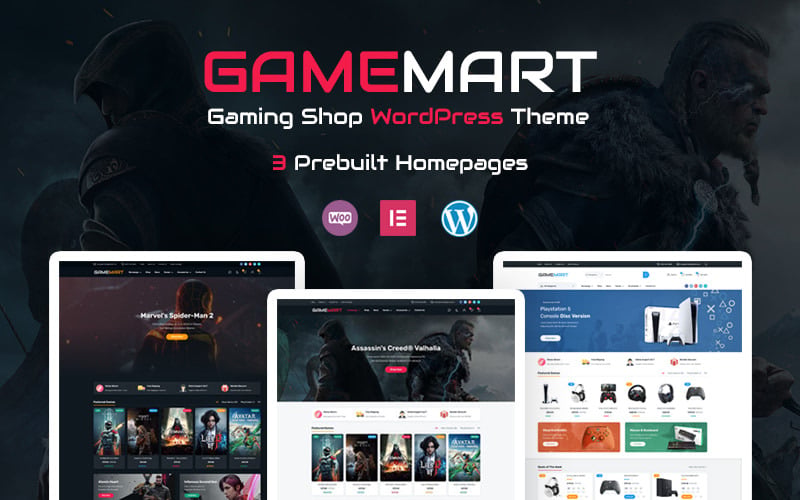 7 Best Gaming WooCommerce Themes for WordPress Stores GameMart - Game Store WooCommerce WordPress Theme