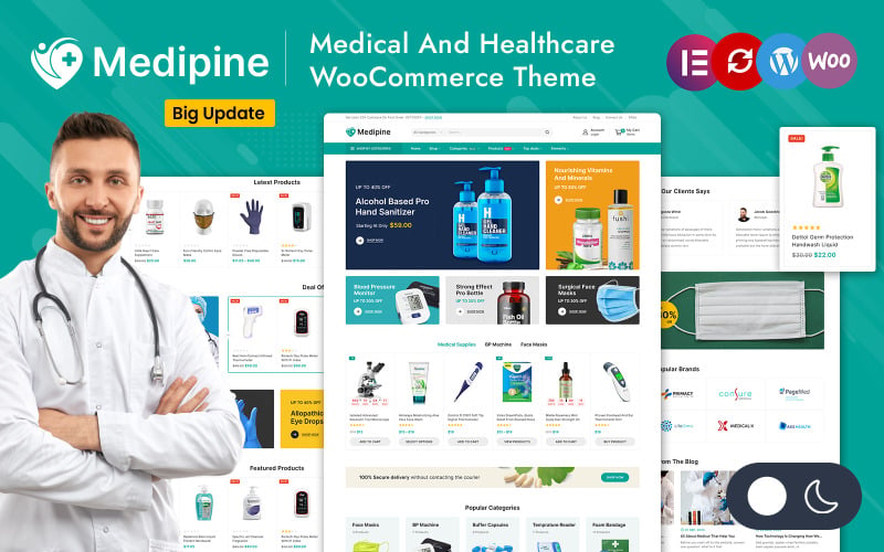 Medipine Healthcare & Medical Store WooCommerce Theme