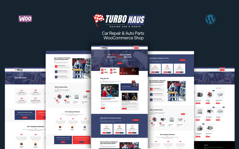 7 Best Car WooCommerce Themes for WordPress Stores TurboHaus – WooCommerce Theme for Car Repair Services & Auto Parts Shop